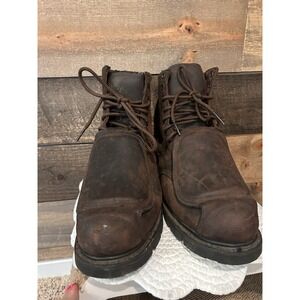 WORX 5489-3 Men's Metatarsal Guard Steel-Toe Work Boot Brown US Size 11W